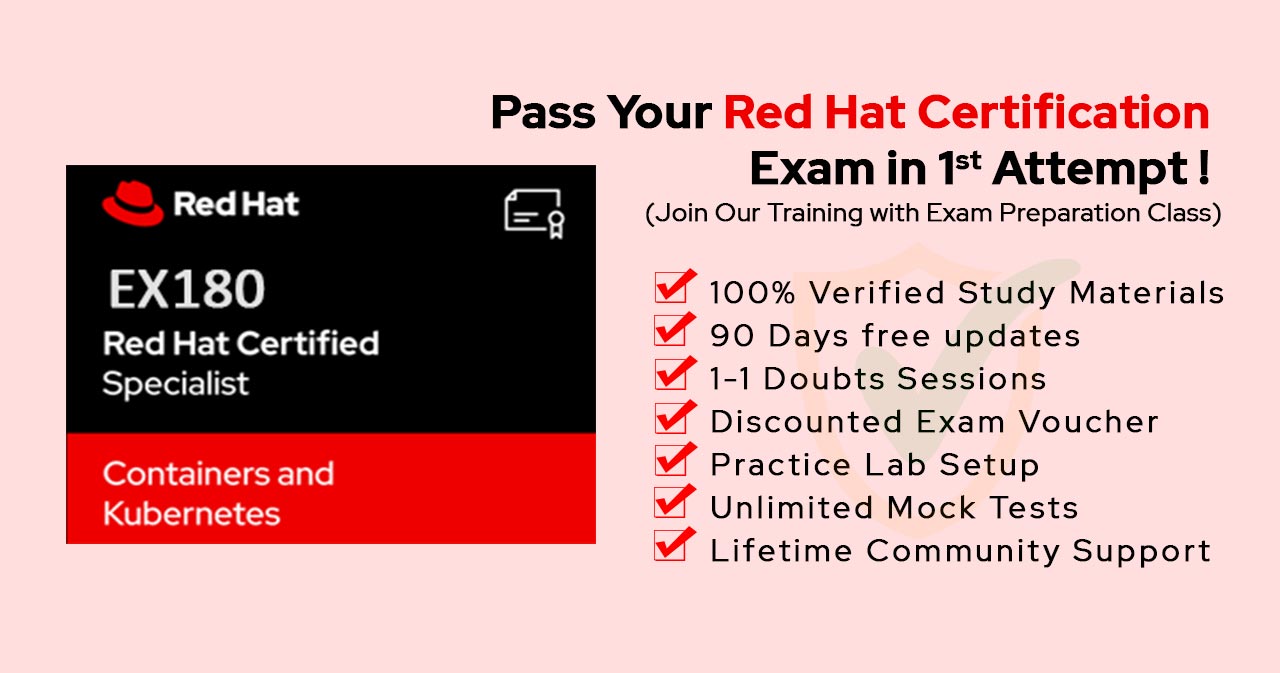 EX180 | Red Hat Certified Specialist in Containers and Kubernetes