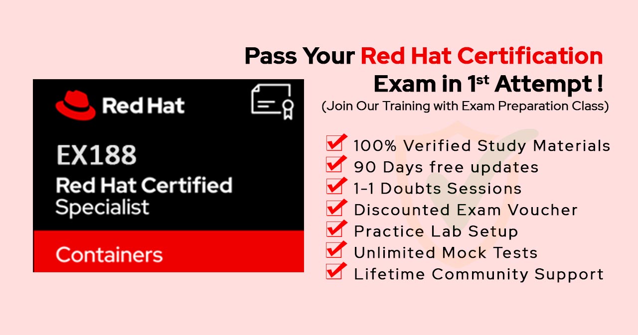 EX188 | Red Hat Certified Specialist in Containers