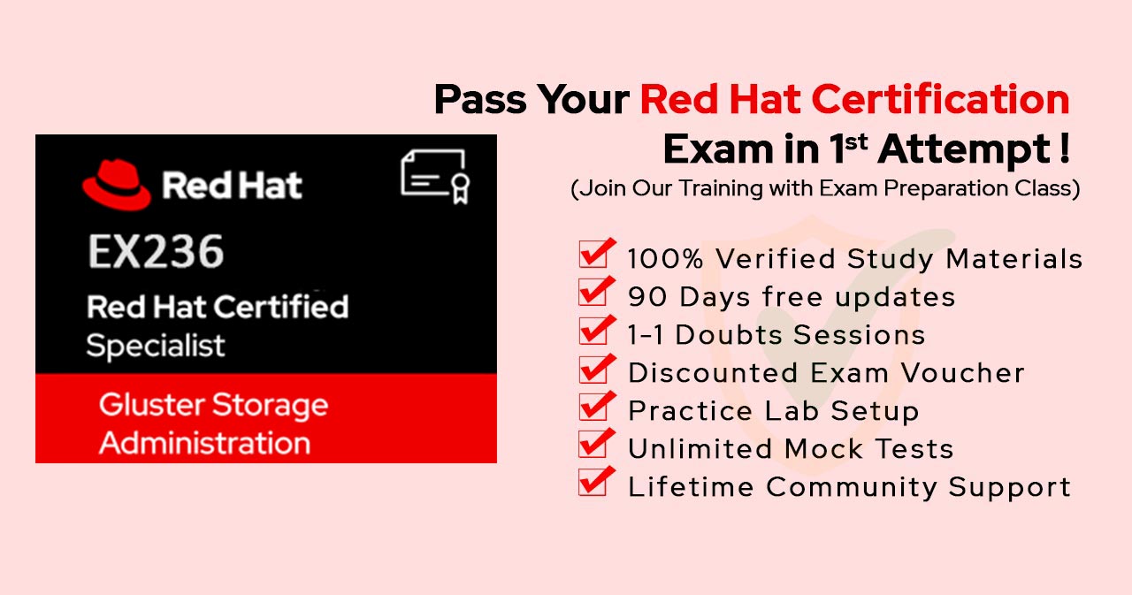 EX236 | Red Hat Certified Specialist in Gluster Storage Administration