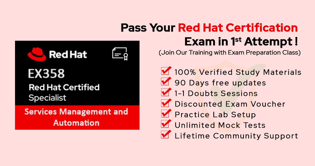 EX358 | Red Hat Certified Specialist in Services Management and Automation