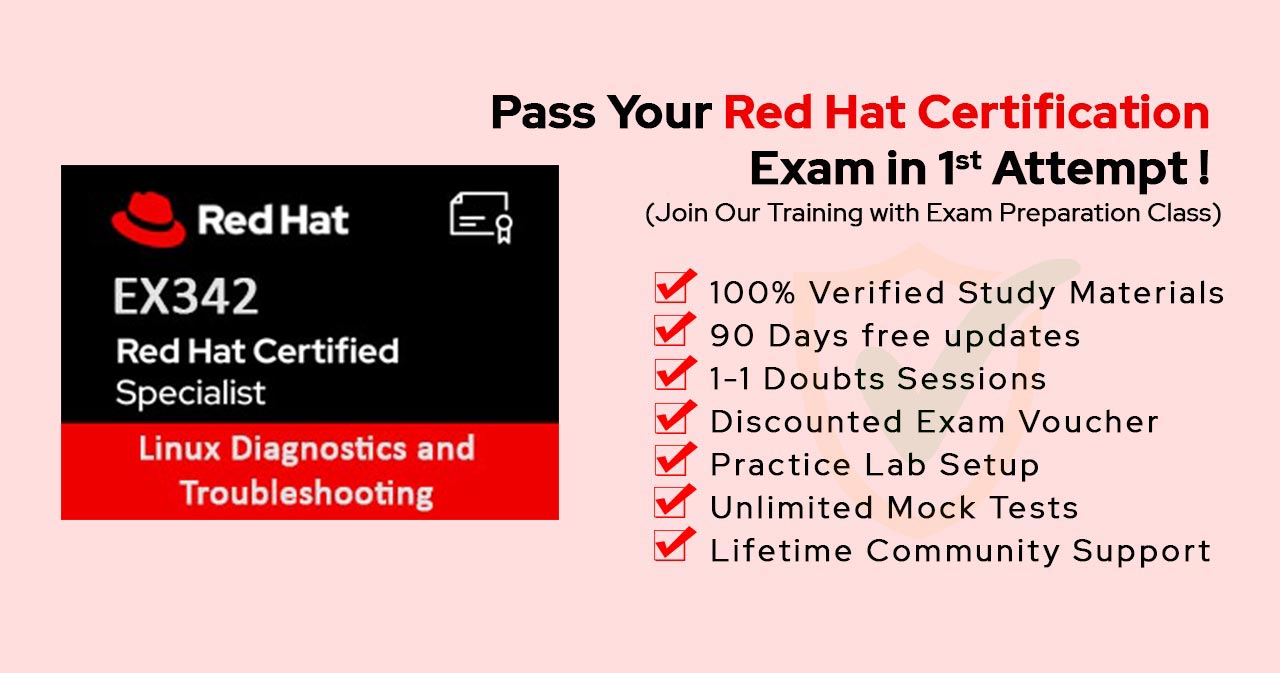 EX342 | Red Hat Certified Specialist in Linux Diagnostics and Troubleshooting