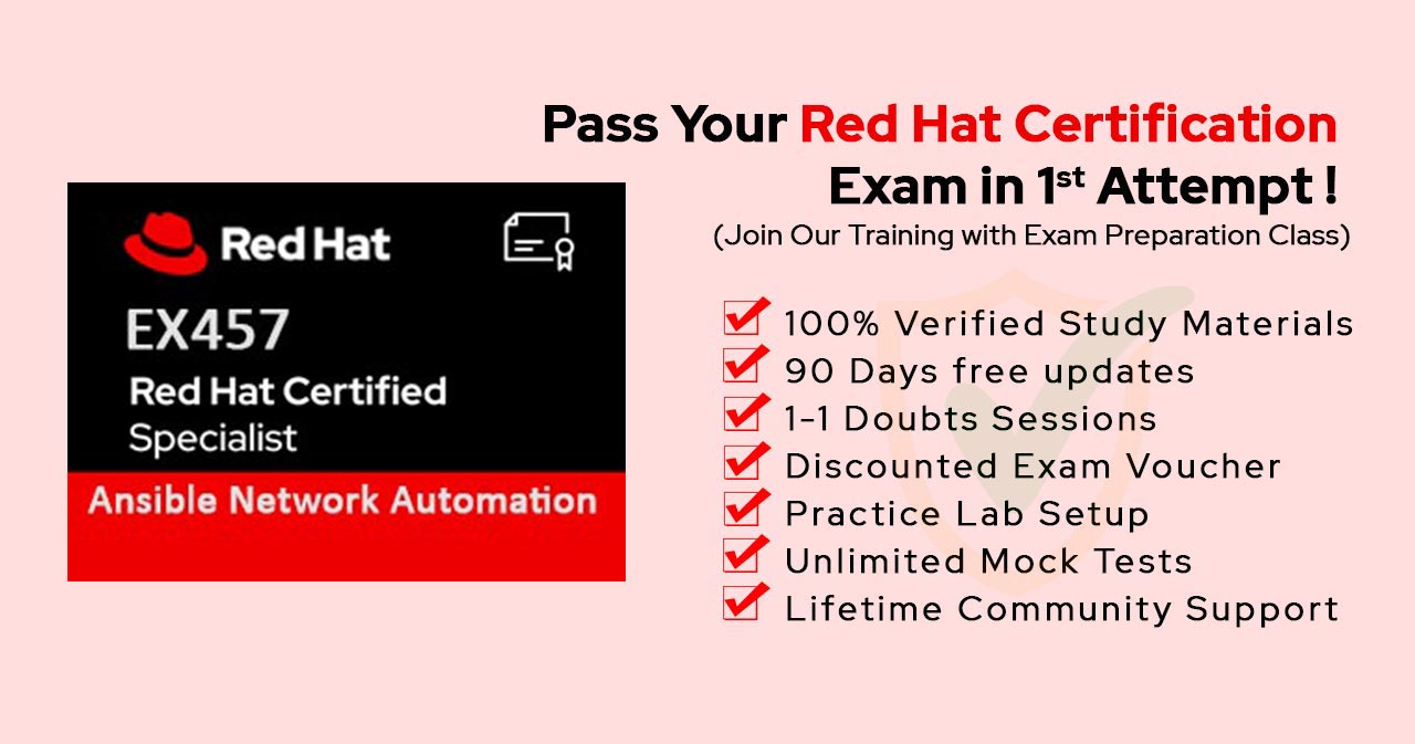 EX457 | Red Hat Certified Specialist in Ansible Network Automation