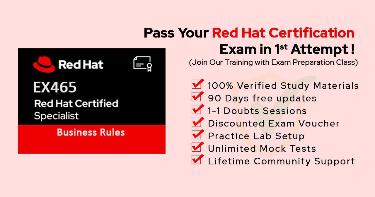 EX465 | Red Hat Certified Specialist in Business Rules