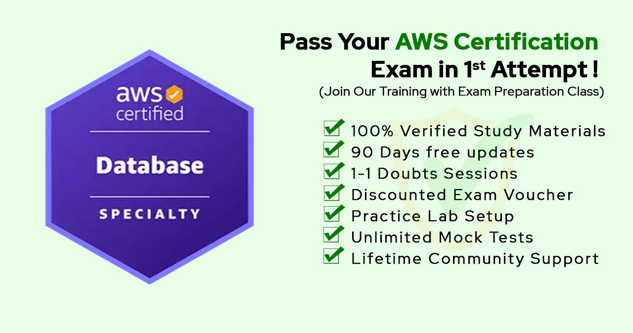 AWS Certified Database - Specialty DBS-C01