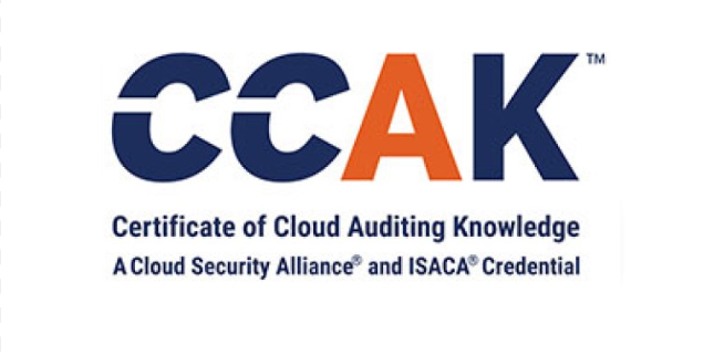 CCAK: ISACA Certificate of Cloud Auditing Knowledge