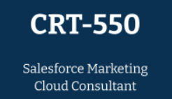 CRT-550: Salesforce Marketing Cloud Consultant